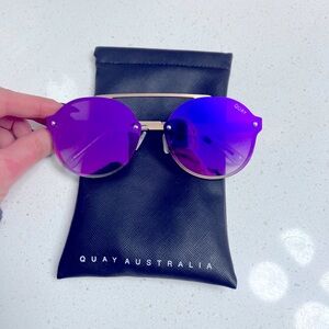 Quay Purple Mirrors sunglasses